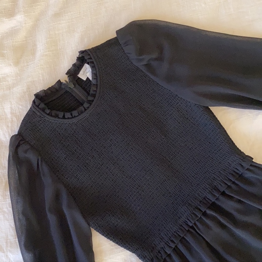Aritzia Wilfred Rosalyn Black Dress